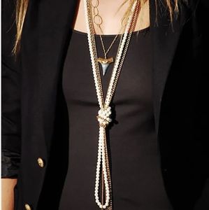 Authentic Pearl Necklace Cultured Pearls Long Strand Rope - Hand Knotted, 6mm💖